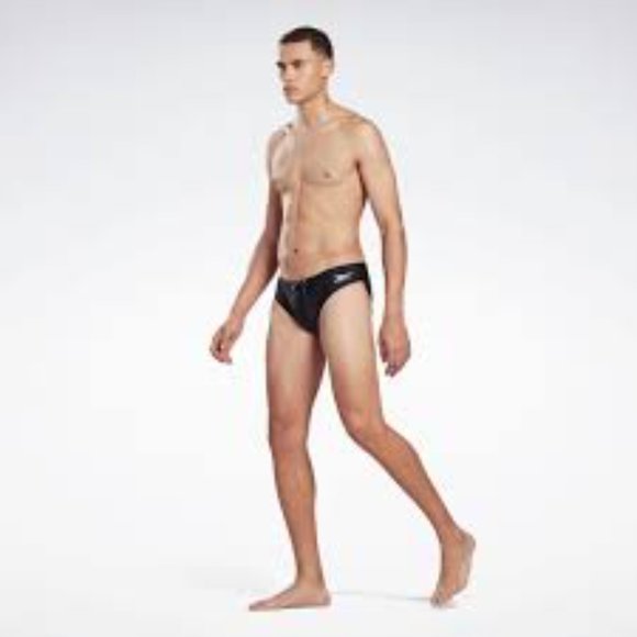 Reebok Men's Swimwear Tech Knit Swim Black Size Large - Picture 1 of 14